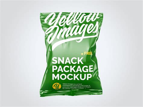 Download Free Snack Package Mockup PSD Generator