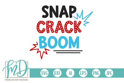 Download Free Snap Crack Boom SVG Files Free PSD Mockups