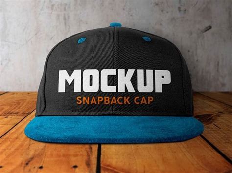 Download Free Snapback Cap Mockup Set PSD Templates TIFF Files
