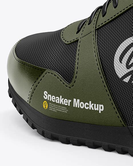 Download Free Sneaker Mockup - Back Half Side View PSD Generator