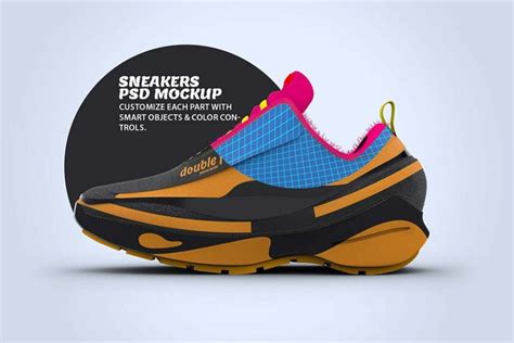 Download Free Sneaker Mockup - Right Side View PSD Generator