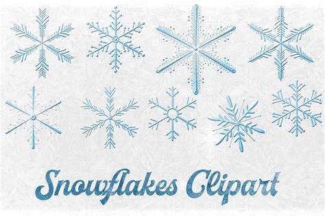 Download Free Snowflakes Elements - Winter Clipart Files For Crafts