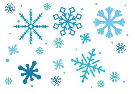 Download Free Snowflakes Elements - Winter Clipart Printable