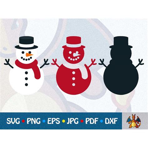 Download Free Snowman Cut Files