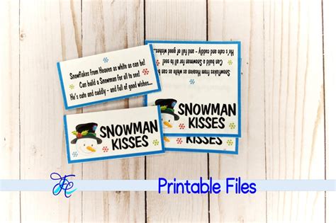 Download Free Snowman Kisses Label Commercial Use DXF Files