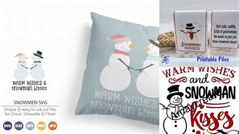 Download Free Snowman Kisses Label Files DXF Files