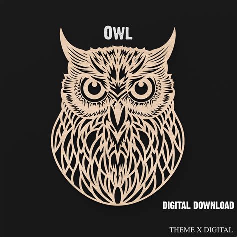 Download Free Snowy Barn Owl | SVG | PNG | DXF DXF Files