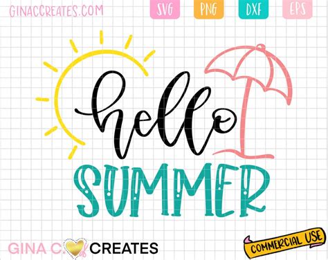 Download Free So Long Pre-K Hello Summer SVG Cut File DXF Files