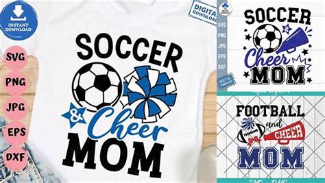 Download Free Soccer Cheer Mom Crafts
