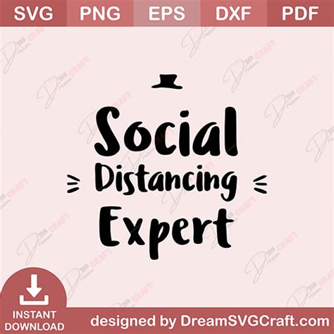 Download Free Social Distancing Expert , Quarantine SVG DXF Files