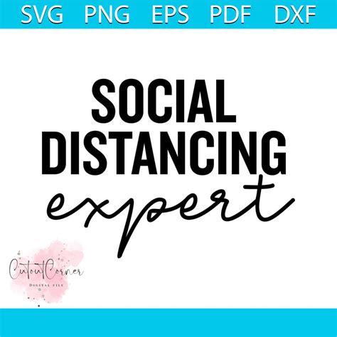 Download Free Social Distancing Expert , Quarantine SVG For Crafts