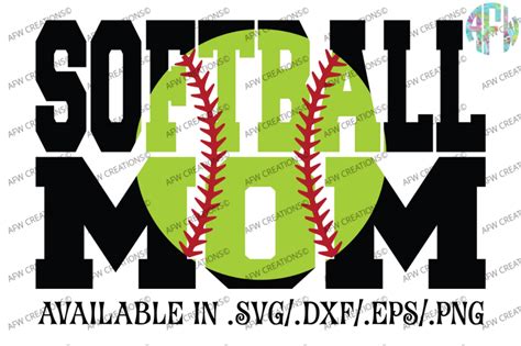 Download Free Softball Fan Mom Files DXF Files
