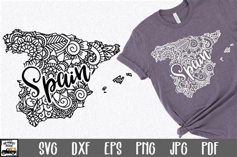 Download Free Spain SVG File - Spain Mandala Design DXF Files