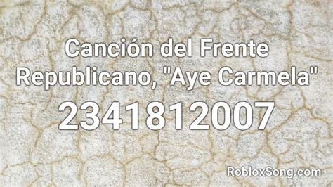 Free Spanish Song Roblox ID codes 2023