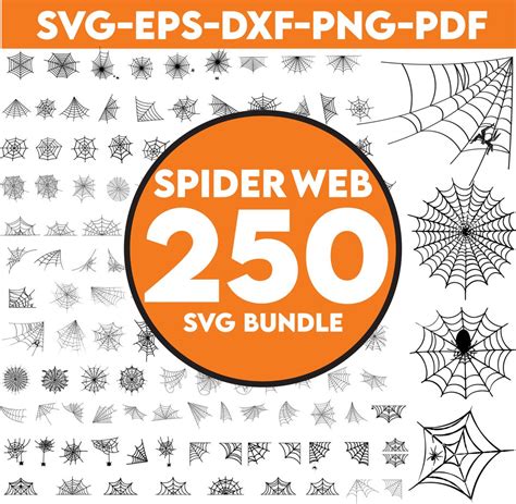 Download Free Spider Web SVG Bundle Cut Images