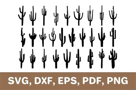Download Free Spiked Cactus Commercial Use DXF Files