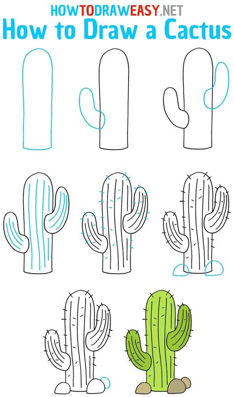 Download Free Spiked Cactus Easy Edite