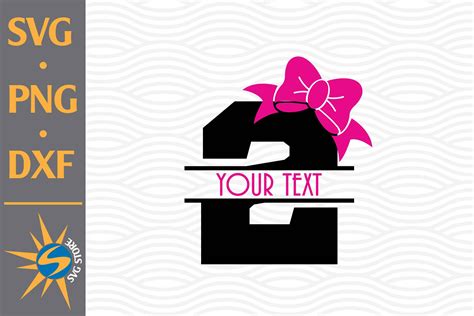 Download Free Split 2nd Birthday SVG, PNG, DXF Digital Files Include Cut Files