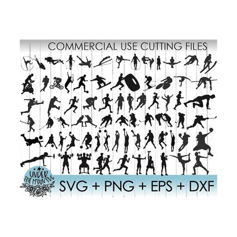 Download Free Sport SVG Bundle Files DXF Files
