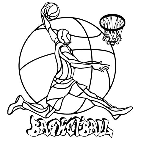 Free Sports Coloring Pages Printable