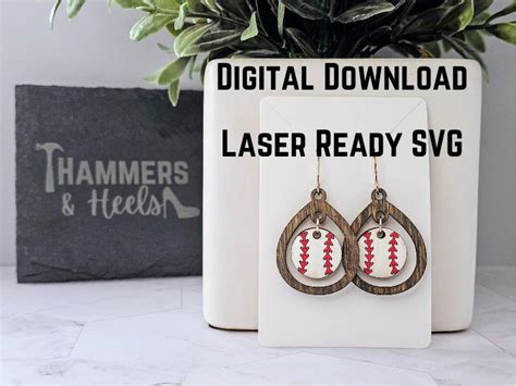 Download Free Sports Earrings SVG Bundle | Vector Cut Files Easy Edite