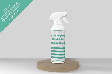 Download Free Sprayer Bottle Mockup PSD Generator