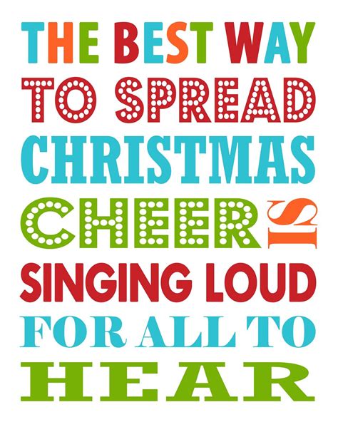 Download Free Spread a Little Christmas Cheer Printable
