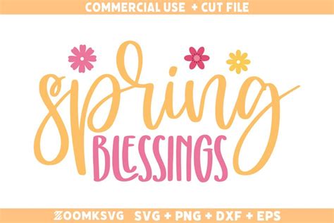 Download Free Spring Blessings SVG Cut File | Spring SVG | Spring DXF Cameo