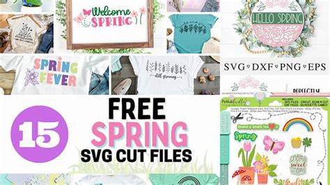 Download Free Spring Bundle, SVG Files, DXF Files, Cuttable Files Creativefabrica For Crafts