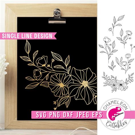 Download Free Spring Flower Frame Welcome - SVG File,DXF File Commercial Use DXF Files