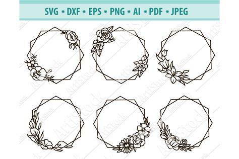 Download Free Spring Flower Frame Welcome - SVG File,DXF File Commercial Use Free PSD Mockups