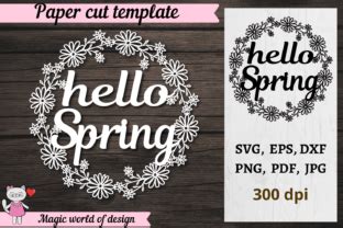 Download Free Spring Flower Frame Welcome - SVG File,DXF File Printable