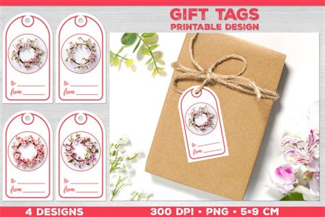 Download Free Spring Gift Tags Commercial Use Free PSD Mockups