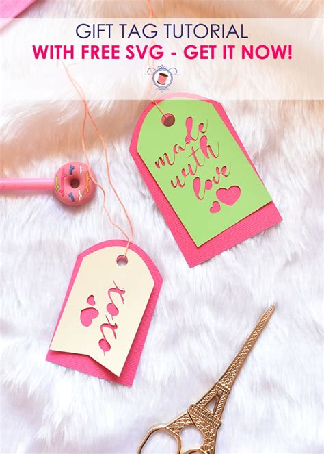 Download Free Spring Gift Tags Cricut SVG Free PSD Mockups