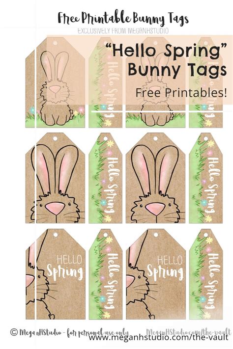 Download Free Spring Gift Tags Cut Files