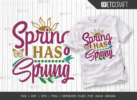 Download Free Spring Has Sprung SVG Cut File Creativefabrica DXF Files