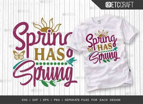 Download Free Spring Has Sprung SVG Cut File Creativefabrica Free PSD Mockups