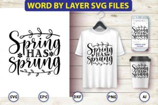 Download Free Spring Has Sprung SVG Cut File Files DXF Files
