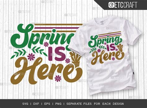 Download Free Spring Is Here SVG Cut File Cameo