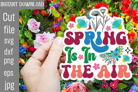 Download Free Spring Is In The Air SVG Cut File Crafts
