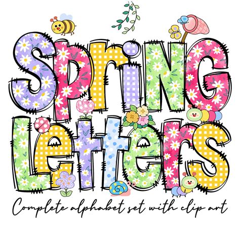 Download Free Spring Lettering Posters For Crafts