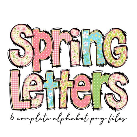Download Free Spring Lettering Posters For Cricut