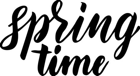 Download Free Spring Lettering Posters For Silhouette