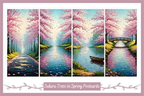 Download Free Spring Postcards Creativefabrica for Cricut