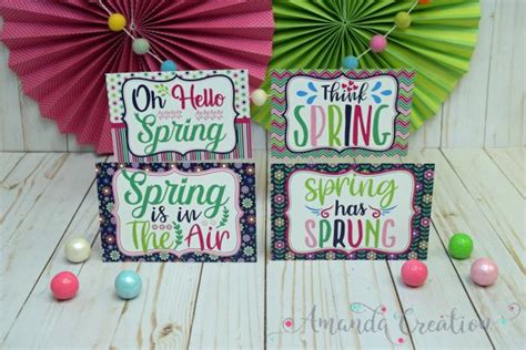 Download Free Spring Postcards For Cricut