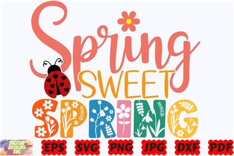 Download Free Spring Sweet Spring SVG Cut File Creativefabrica