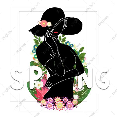 Download Free Spring Sweet Spring Silhouette Free PSD Mockups