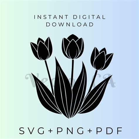 Download Free Spring Tulips. 8 Patterns Cameo