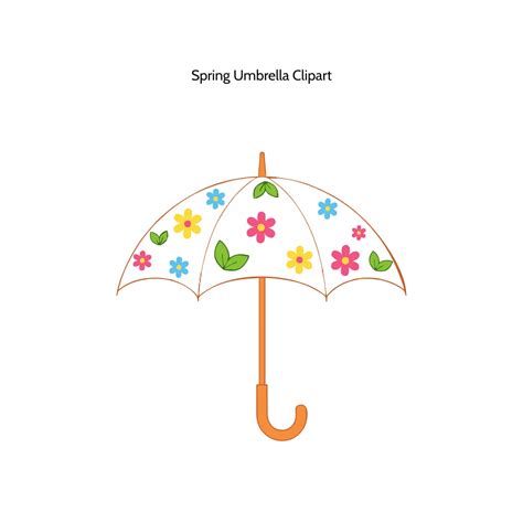 Download Free Spring Umbrella | SVG | PNG | DXF DXF Files
