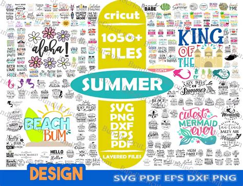 Download Free Spring and Summer Bundle | M26 for Cricut Machine